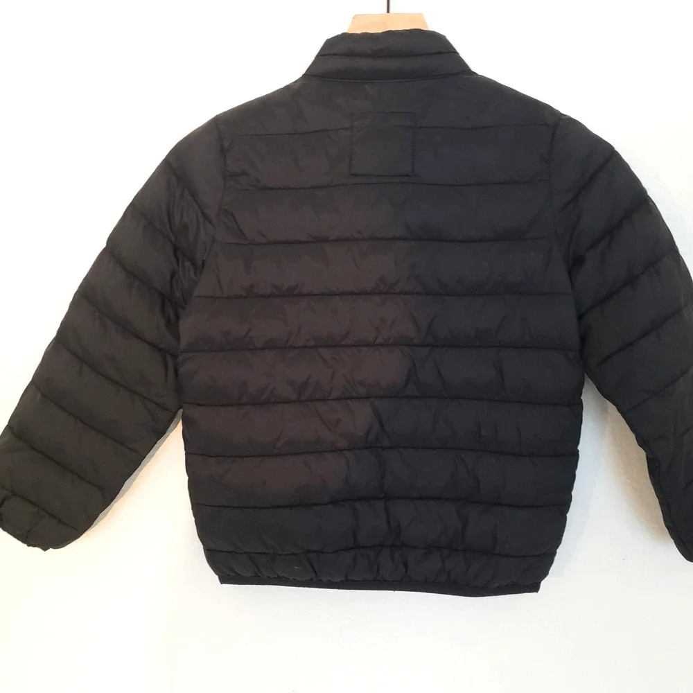 OLD NAVY Black SIZE 6-7 Lightweight Boys Packable Rain Jacket Unisex